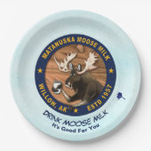 Matanuska Moose Milk Papieren Bordje (Voorkant)