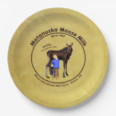 Matanuska Moose Milk Papieren Bordje (Voorkant)