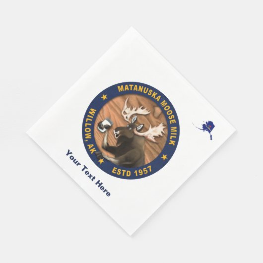Matanuska Moose Milk Servet (Hoek)