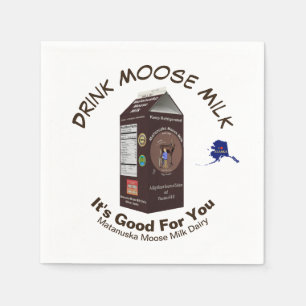 Matanuska Moose Milk Servetten