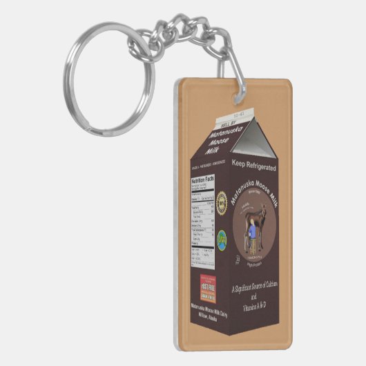 Matanuska Moose Milk Sleutelhanger (Voorkant Links)