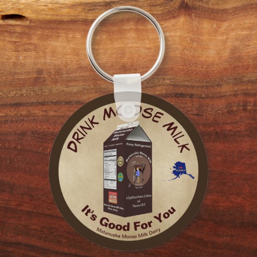 Matanuska Moose Milk Sleutelhanger (Voorkant)