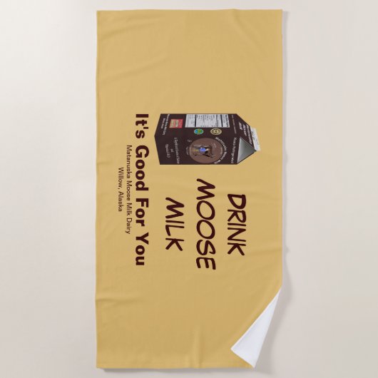 Matanuska Moose Milk Strandlaken (Voorkant)