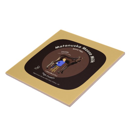 Matanuska Moose Milk Tegeltje (Zijkant)