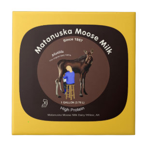 Matanuska Moose Milk Tegeltje