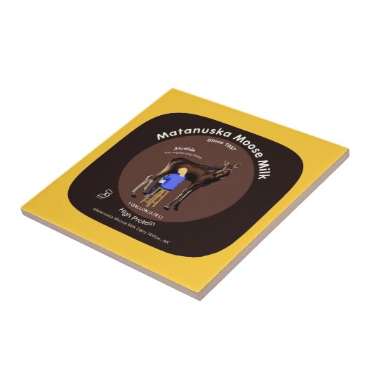 Matanuska Moose Milk Tegeltje (Zijkant)