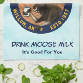 Matanuska Moose Milk Theedoek (Gevouwen)
