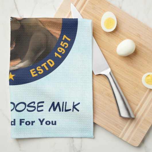 Matanuska Moose Milk Theedoek (Quarter Fold)