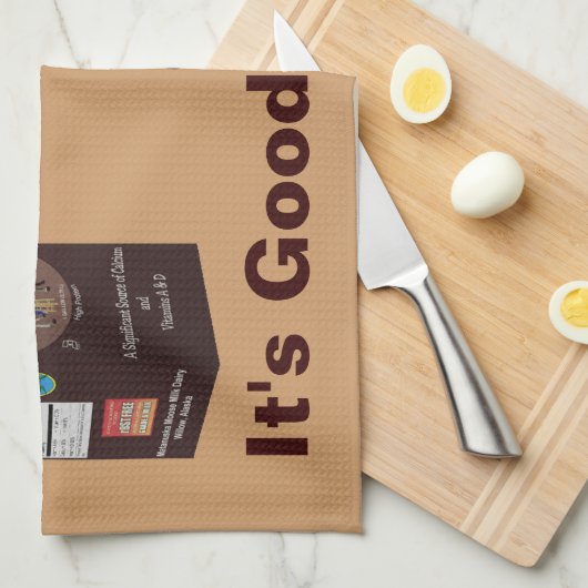 Matanuska Moose Milk Theedoek (Quarter Fold)