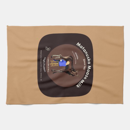 Matanuska Moose Milk Theedoek (Horizontaal)
