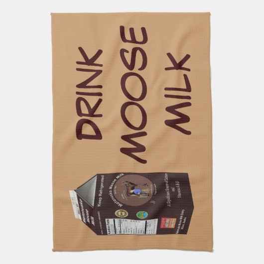Matanuska Moose Milk Theedoek (Verticaal)