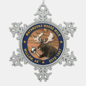 Matanuska Moose Milk Tin Sneeuwvlok Ornament (Voorkant)