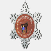 Matanuska Moose Milk Tin Sneeuwvlok Ornament (Rechts)