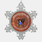 Matanuska Moose Milk Tin Sneeuwvlok Ornament (Voorkant)