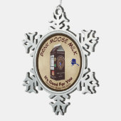 Matanuska Moose Milk Tin Sneeuwvlok Ornament (Rechts)