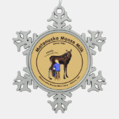 Matanuska Moose Milk Tin Sneeuwvlok Ornament (Voorkant)