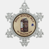 Matanuska Moose Milk Tin Sneeuwvlok Ornament (Voorkant)