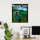 MATANUSKA TUNDRA INDICA SATIVA POSTER (Thuiskantoor)