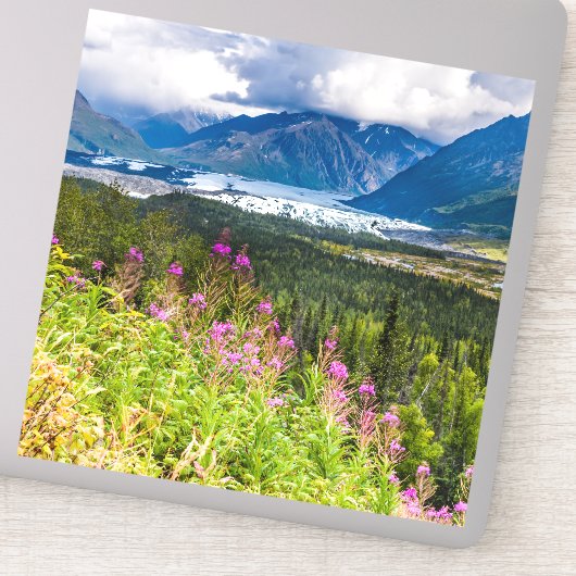 Matanuska Valley, Southcentral Alaska Sticker (Detail)