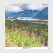 Matanuska Valley, Southcentral Alaska Sticker (Vel)