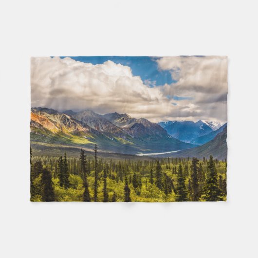 Matanuska valley, zuidelijk Alaska #2 Fleece Deken (Voorkant (Horizontaal))