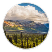 Matanuska valley, zuidelijk Alaska #2 Keramische Knop (Voorkant)