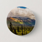 Matanuska valley, zuidelijk Alaska #2 Ronde Button 5,7 Cm (Voorkant)