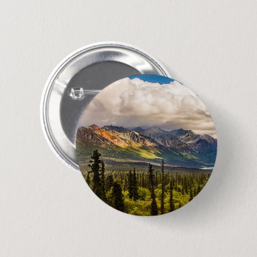 Matanuska valley, zuidelijk Alaska #2 Ronde Button 5,7 Cm (Voorkant /achterkant)