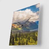 Matanuska valley, zuidelijk Alaska #2 Vierkante Klok (Hoek)