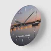 Matanzas Bay & Bridge of lion, St. Augustine, FL Ronde Klok (Hoek)