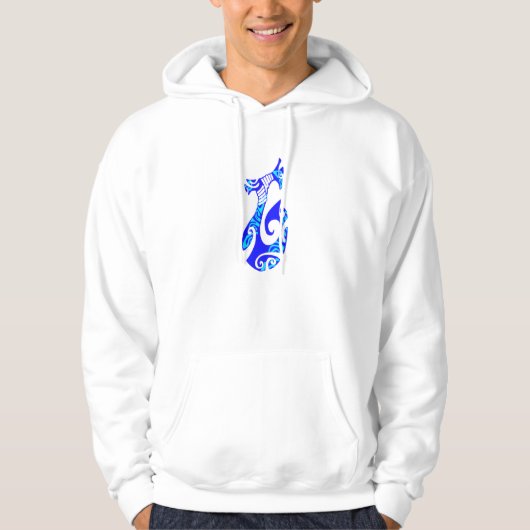 MATAU - Blauw Hoodie (Voorkant)