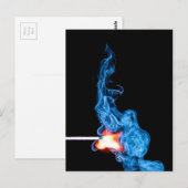 match-359970 betonsticks rookgasvuursteentje briefkaart (Voorkant / Achterkant)