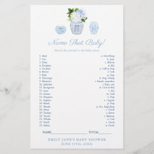 Match Baby Animal met mama Classy Shower-Kaart