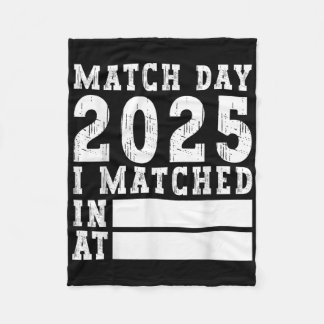 Match Day 2025 Medical School Residency Medicine P Fleece Deken