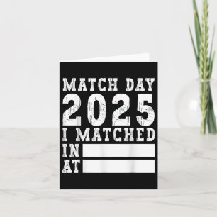 Match Day 2025 Medical School Residency Medicine P Kaart