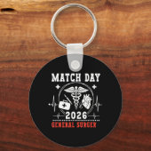 Match Day 2026 Algemene Chirurgie Medische School Sleutelhanger (Voorkant)