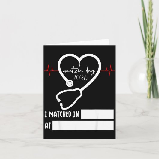 Match Day 2026 Future Doctor Physician Residency F Kaart (Voorkant)