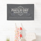 Match Day 2026 Party Elegant Gray Stethoscope Spandoek (Insitu)