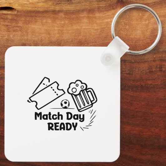 Match Day Ready  Sleutelhanger (Achterkant)