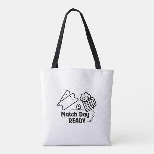 Match Day Ready Tote Bag (Achterkant)