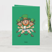 Match Day Schelmenstreken Ontmoet St. Patrick Week Kaart (Achterkant)