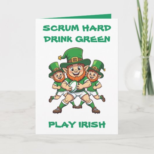 Match Day Schelmenstreken Ontmoet St. Patrick Week Kaart (Voorkant)