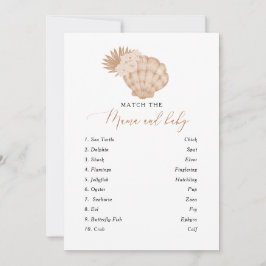 Match de mama en baby zeeschelp baby shower spelle