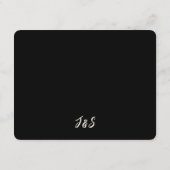 Match Gemaakt in Heaven Handgeschreven Behuizing K Informatiekaartje (Achterkant)