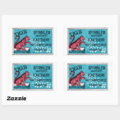 Match Label- Tiger Sparkler Rechthoekige Sticker (Vel)