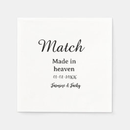 Match made in heaven add name date simple calligra servet
