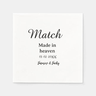 Match made in heaven add name date simple calligra servet