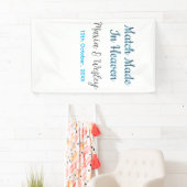Match made in heaven blue black couple name date spandoek (Insitu)