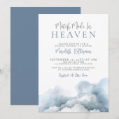 Match Made In Heaven Bridal Shower Kaart (Voorkant / Achterkant)