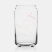 Match Made in Heaven Bruiloft Bruidsfeestgunst Blikvorm Glas (Achterkant)